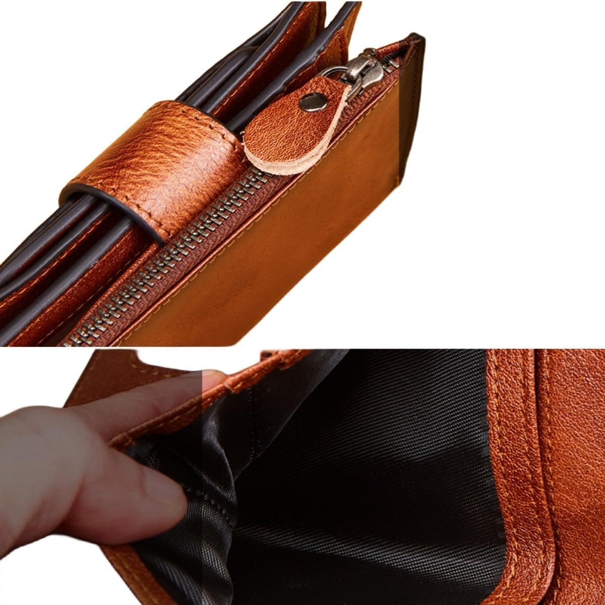Portfel Skórzany Derino™ Heritage Leather Edition (Brązowy & RFID)