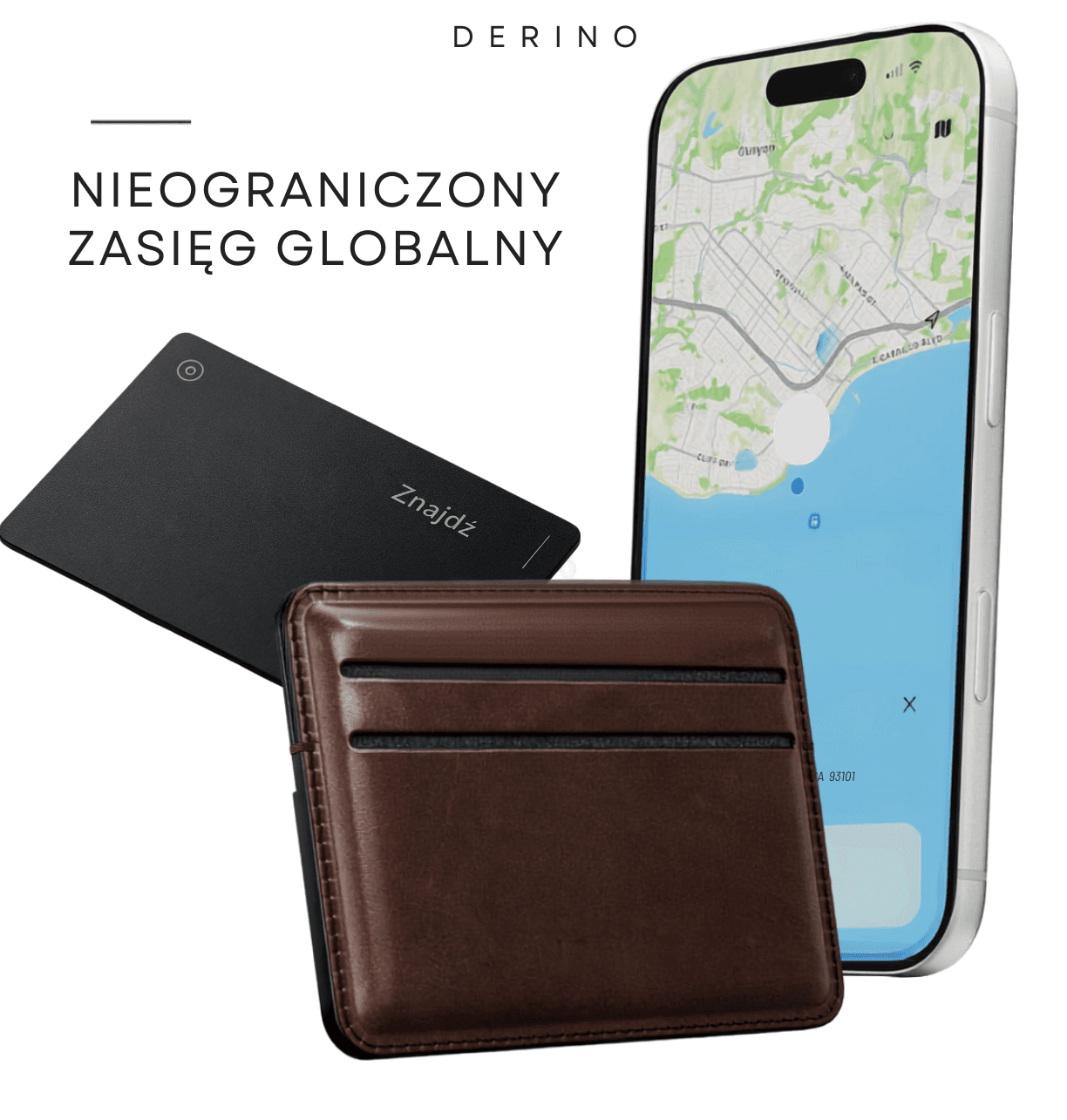 Karta lokalizacyjna -Znajdź™ swój portfel