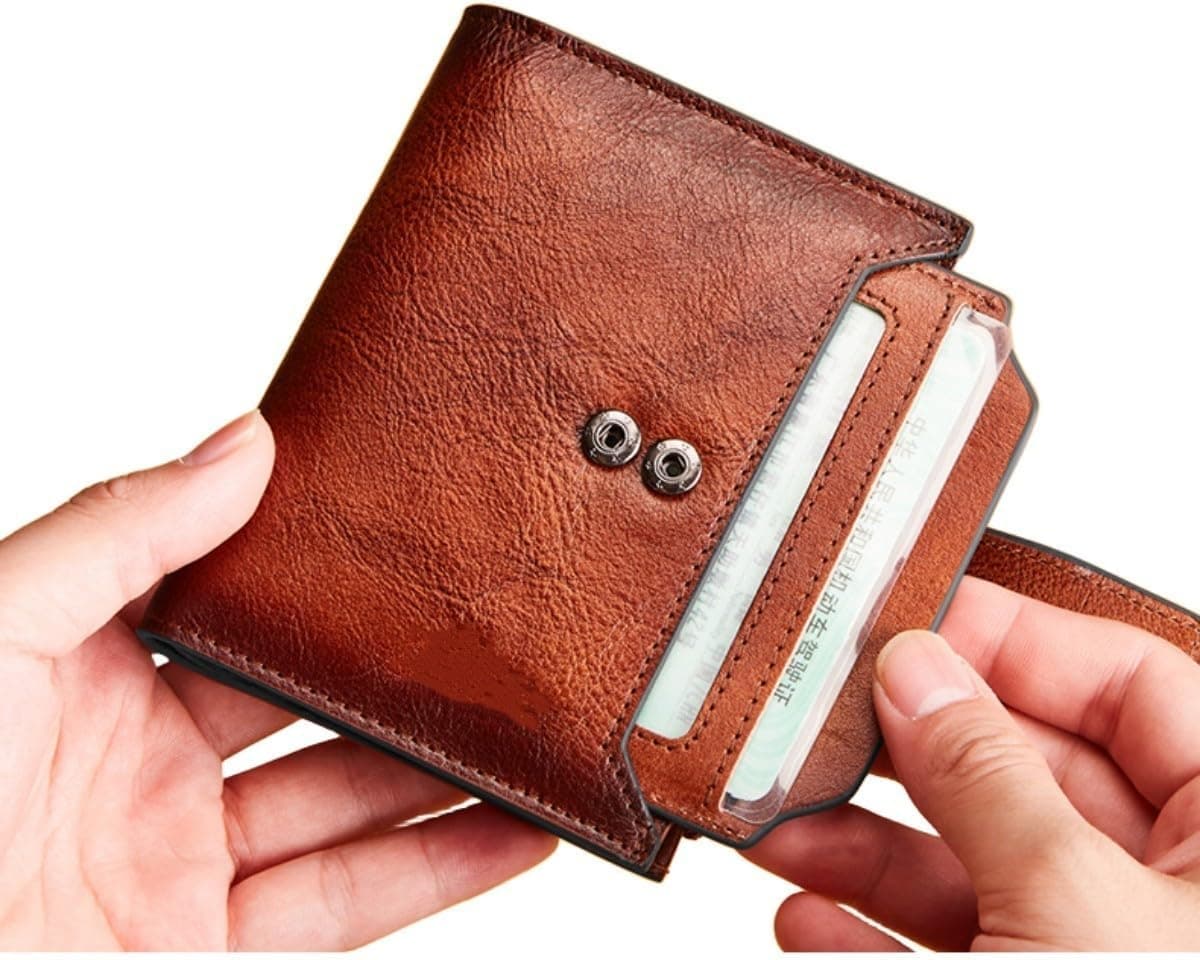 Portfel Skórzany Derino™ Heritage Leather Edition (Brązowy & RFID)